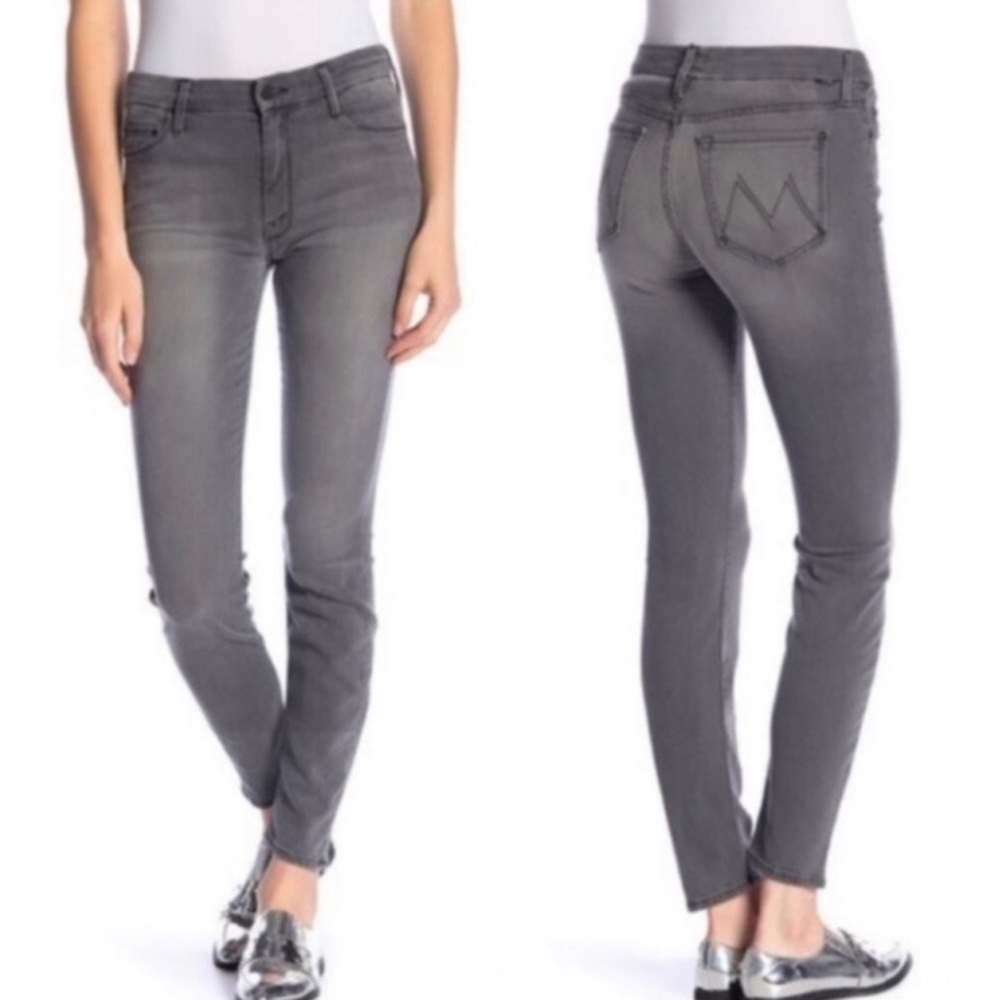 MOTHER Women's Skinny Jeans in Gray